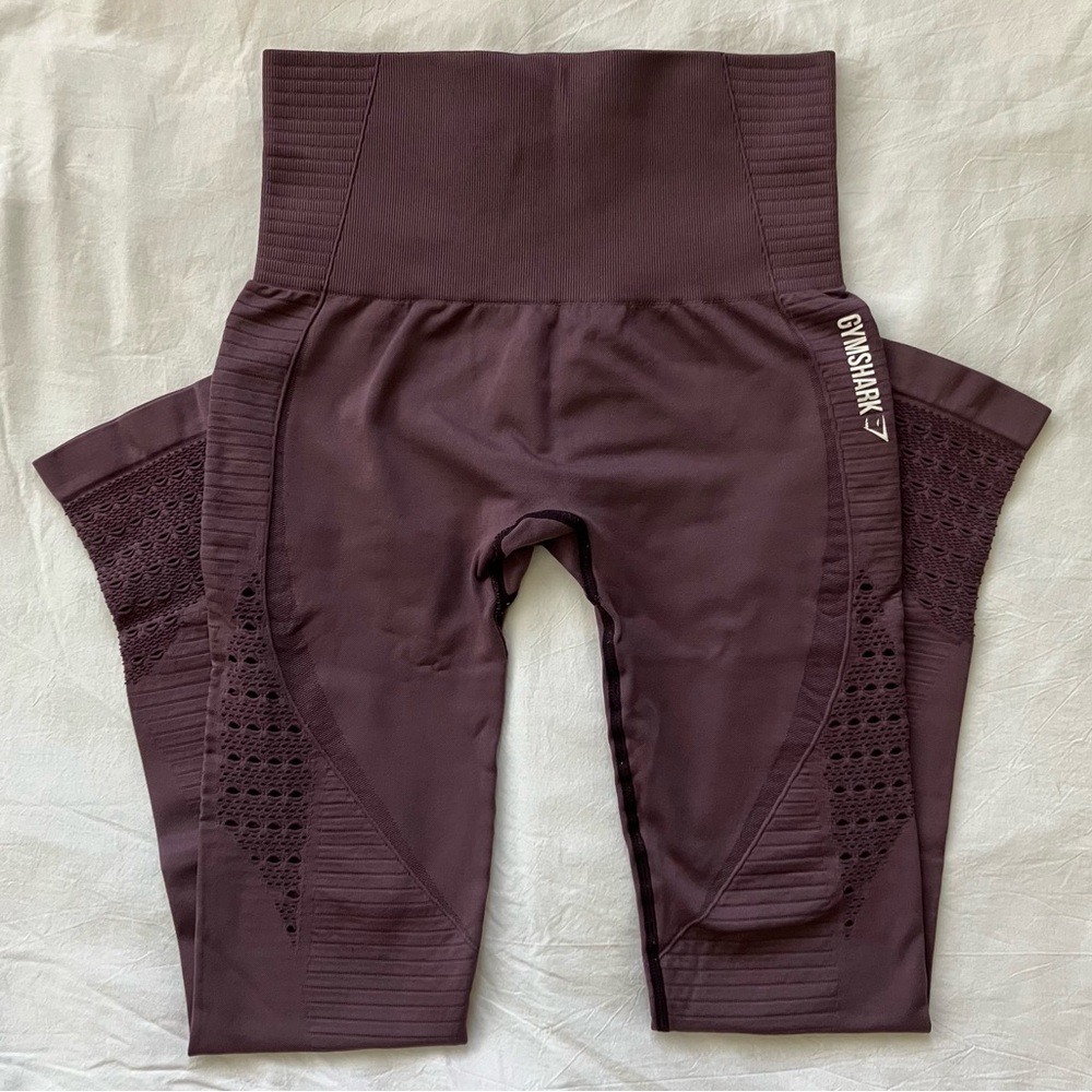 Gymshark Purple Fitted Workout Leggings